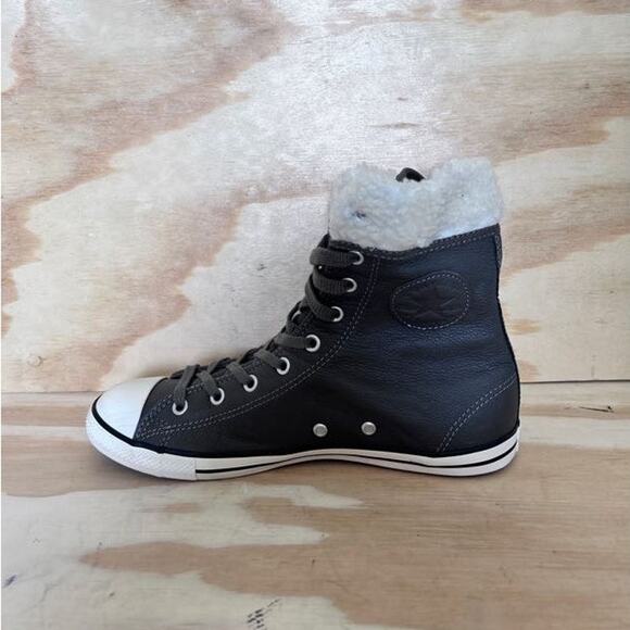 Converse All Star -CT Dainty Hi Top -Sneakers -Dark Green -Women's - 8 - 544934C - Picture 5 of 10